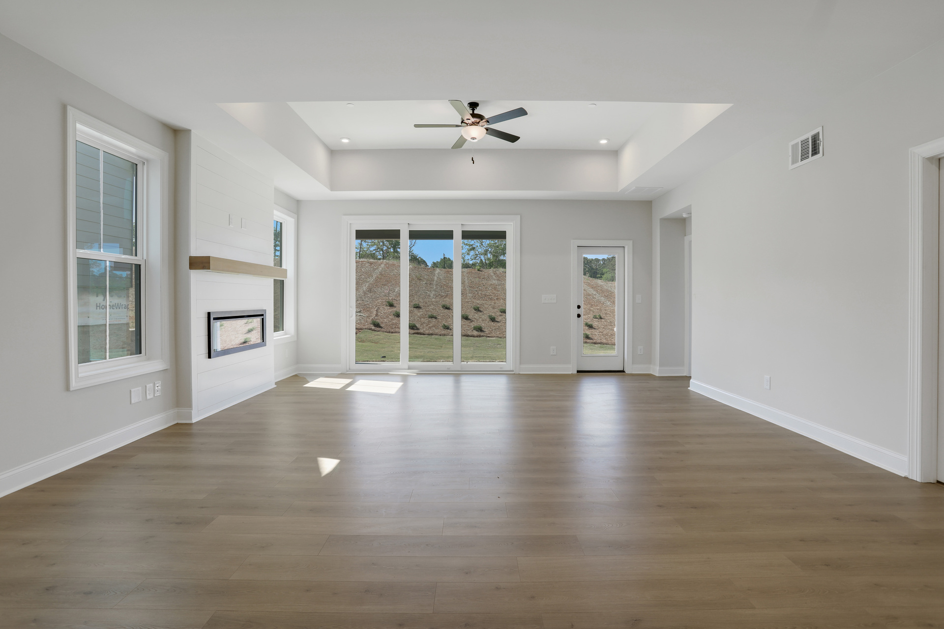 dining room open to kitchen and great room