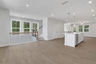 dining room with hard surface flooring and windows