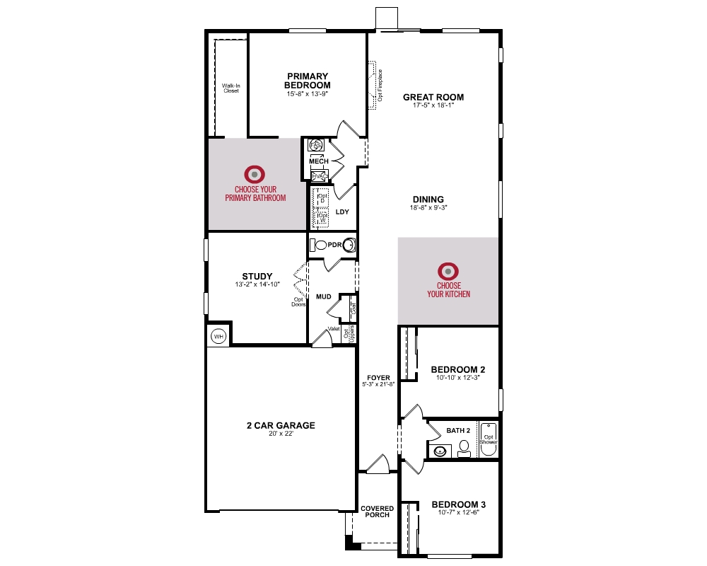 Zion single-story floor plan