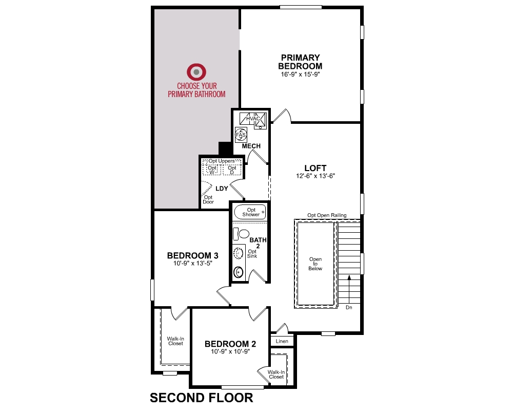 Valencia second floor plan