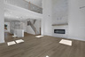2-story great room with hard-surface flooring and 2-story fireplace