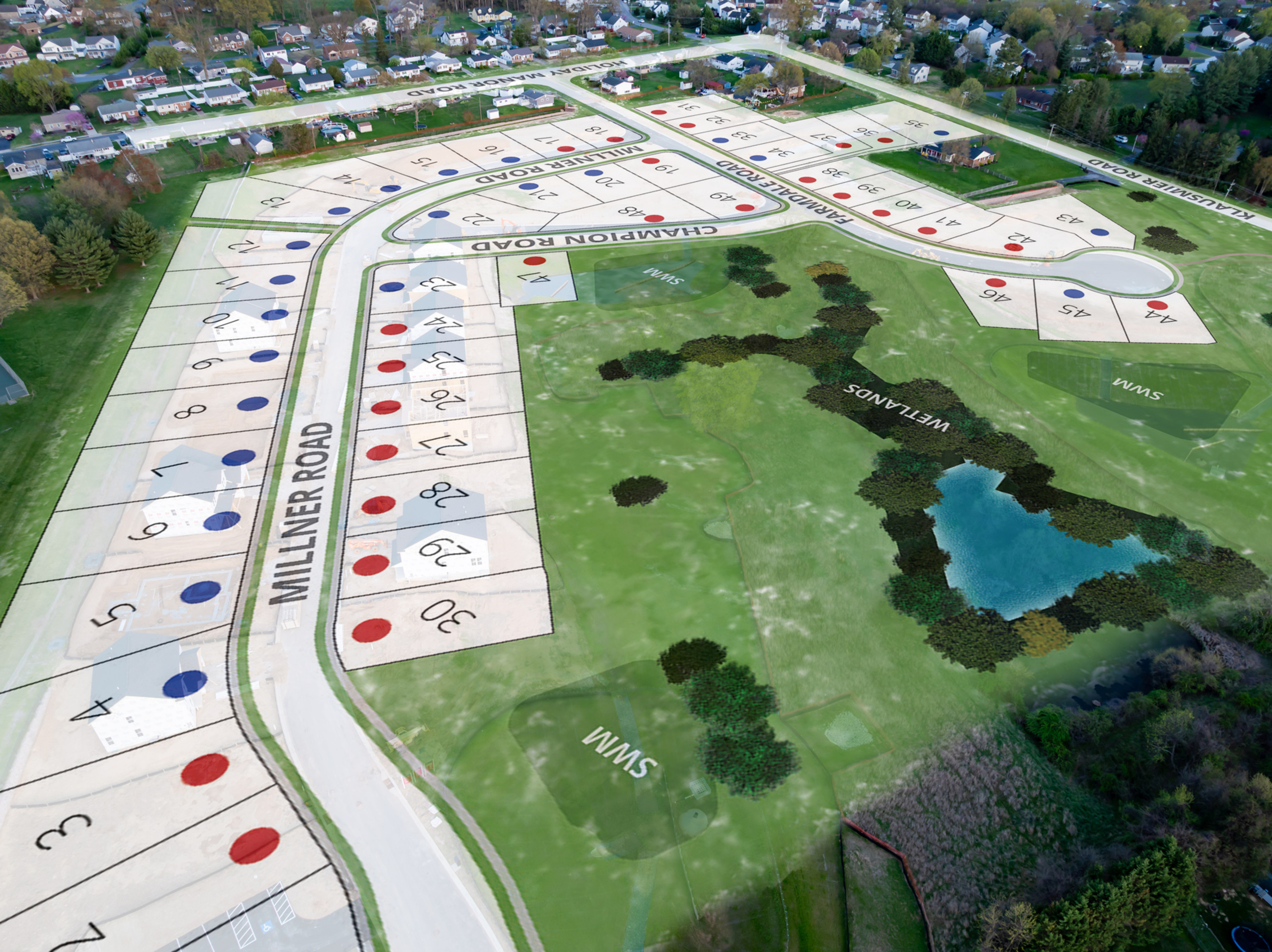 Aerial View of the Community