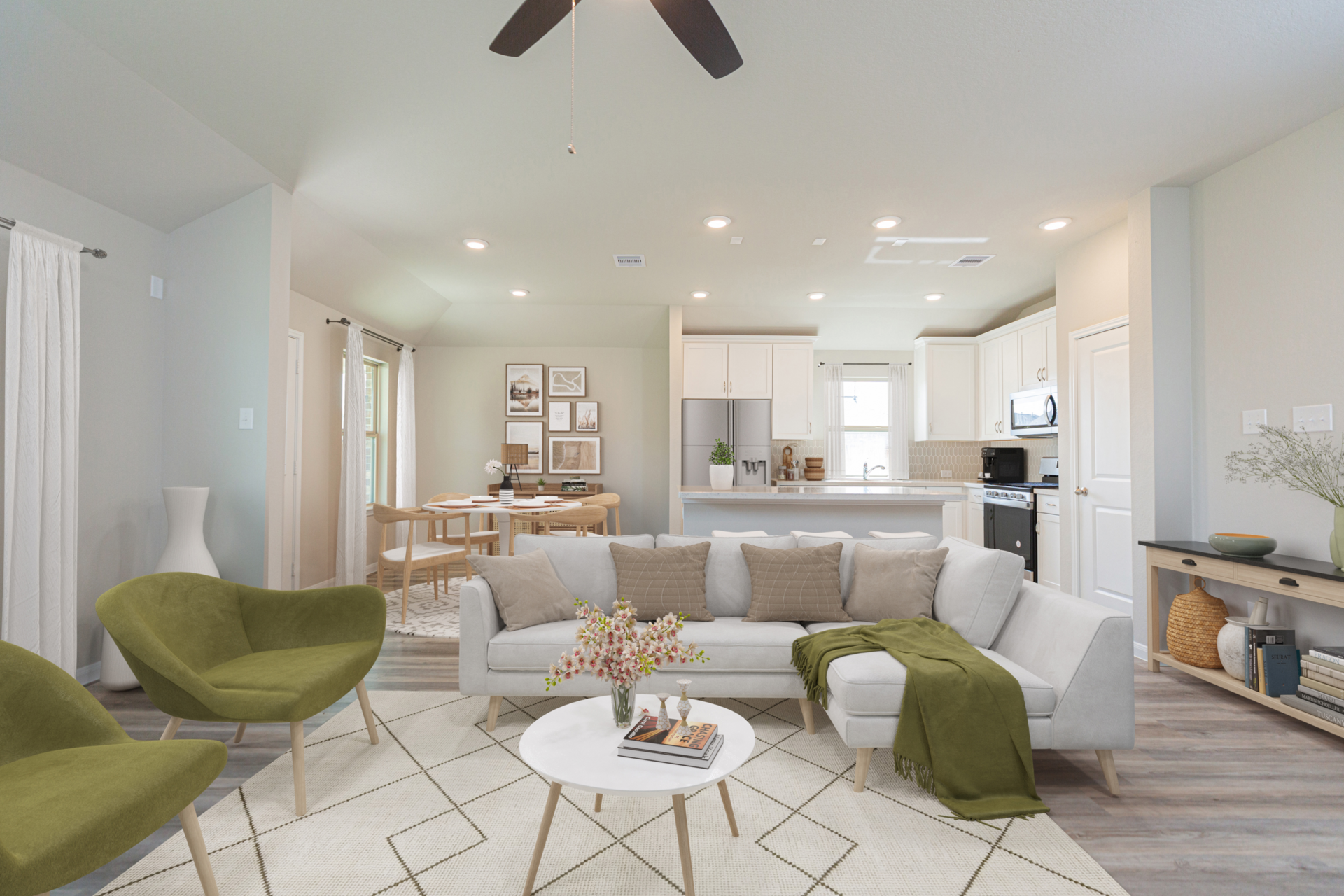 Allegheny Great Room & Kitchen