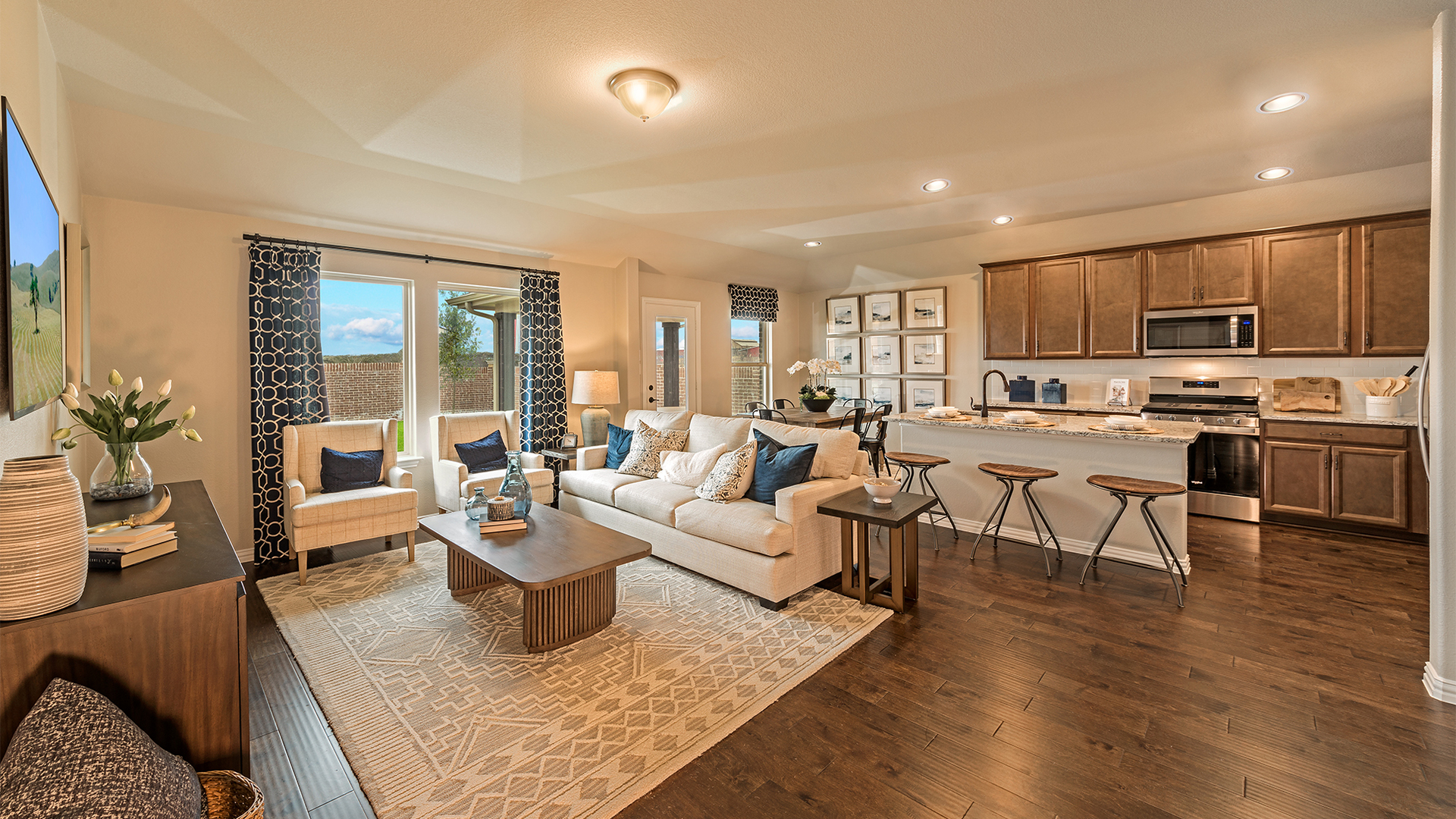 Allegheny Model Home Great Room