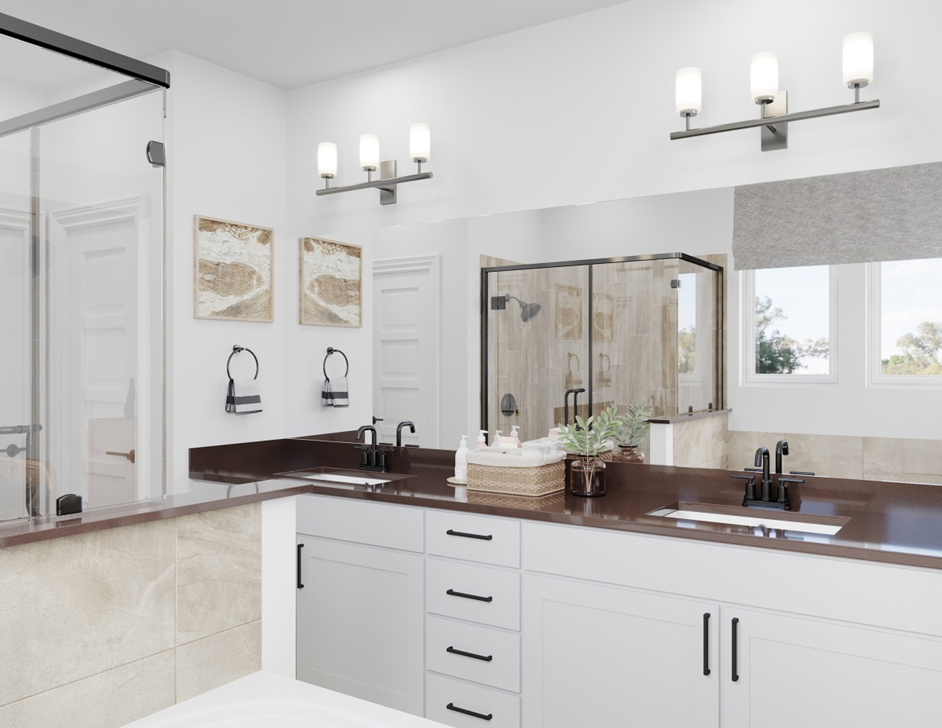 Alpine Model Home Primary Bathroom