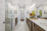 primary bathroom with oversized shower