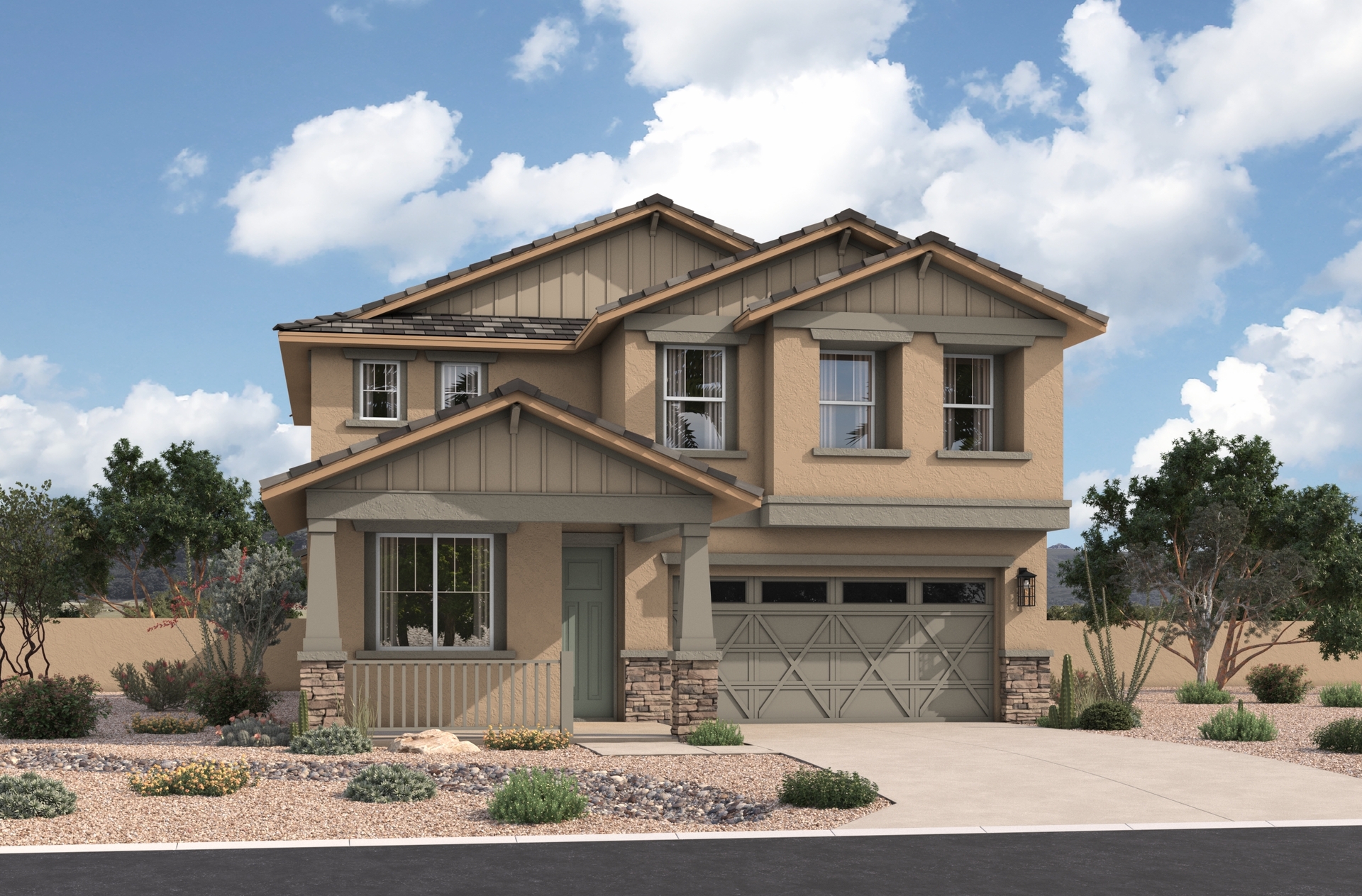 Arts & Crafts M Elevation