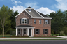 exterior of home with red brick and stone