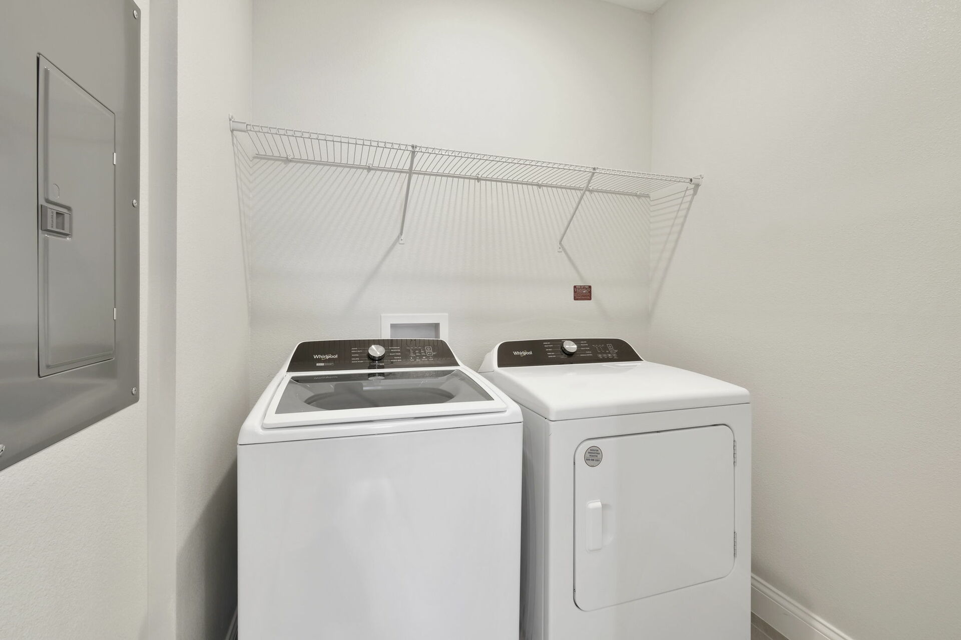 washer and dryer in unit