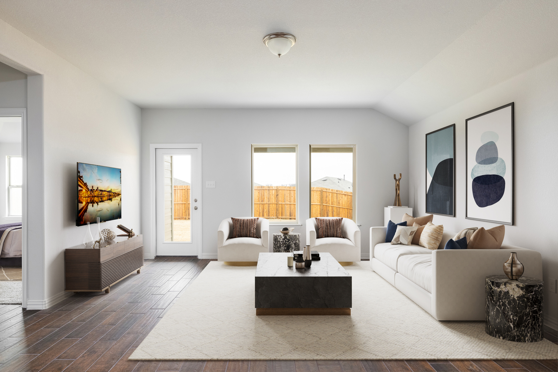 Brooks Model Home Great Room