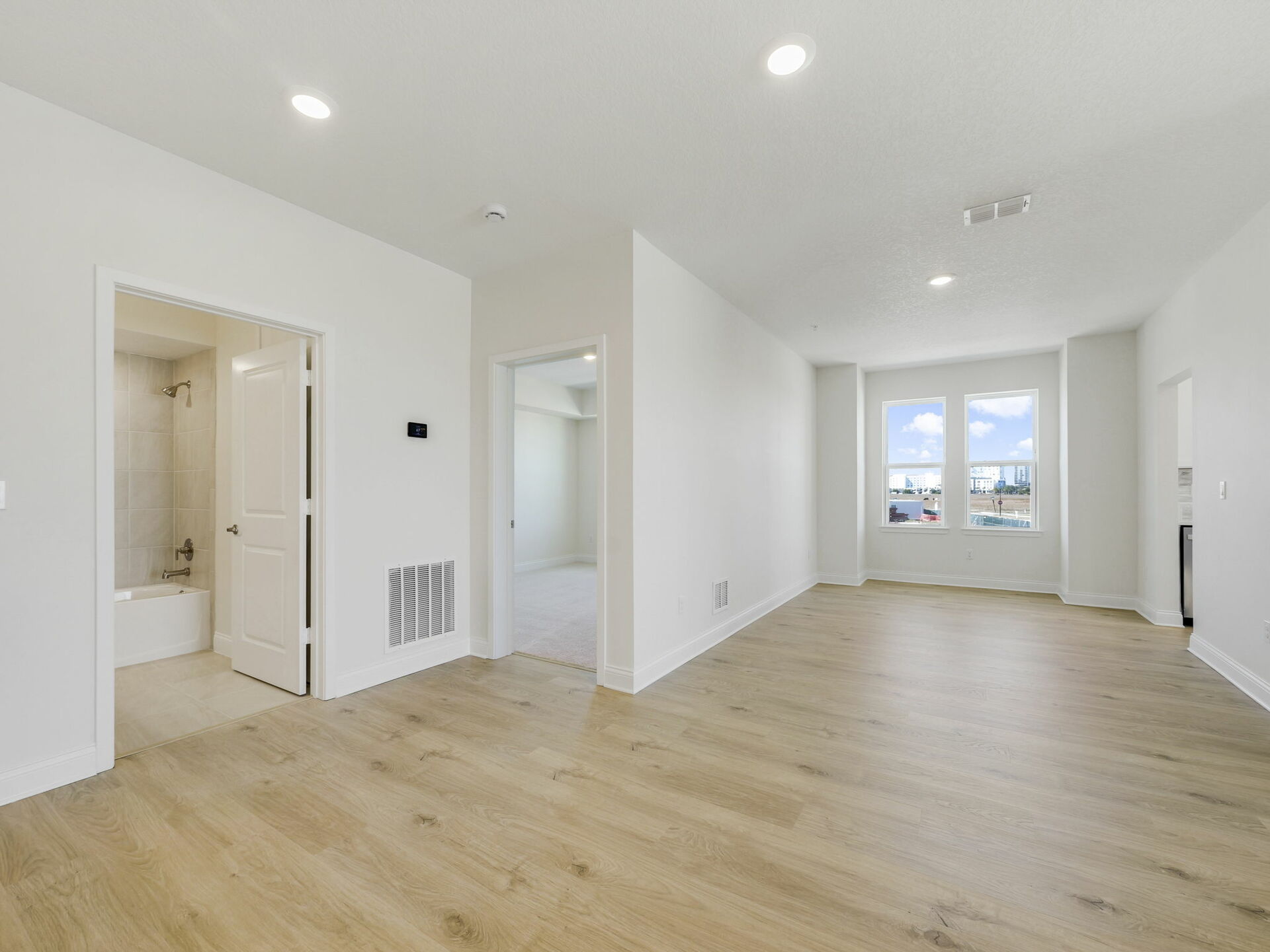 large dual window with view of bathroom 2 