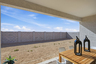 covered patio with outdoor furniture 