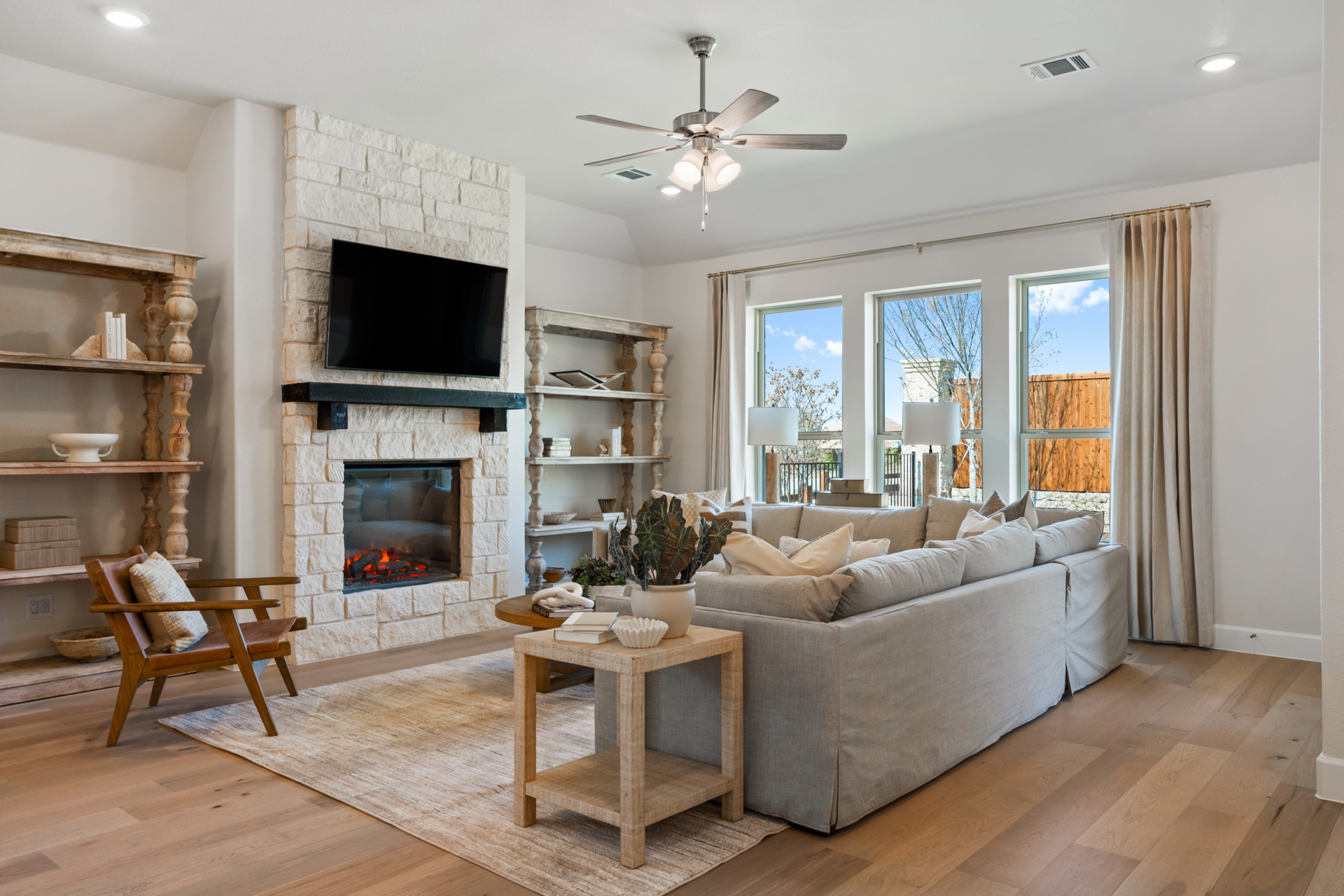 Driftwood Model Home Great Room