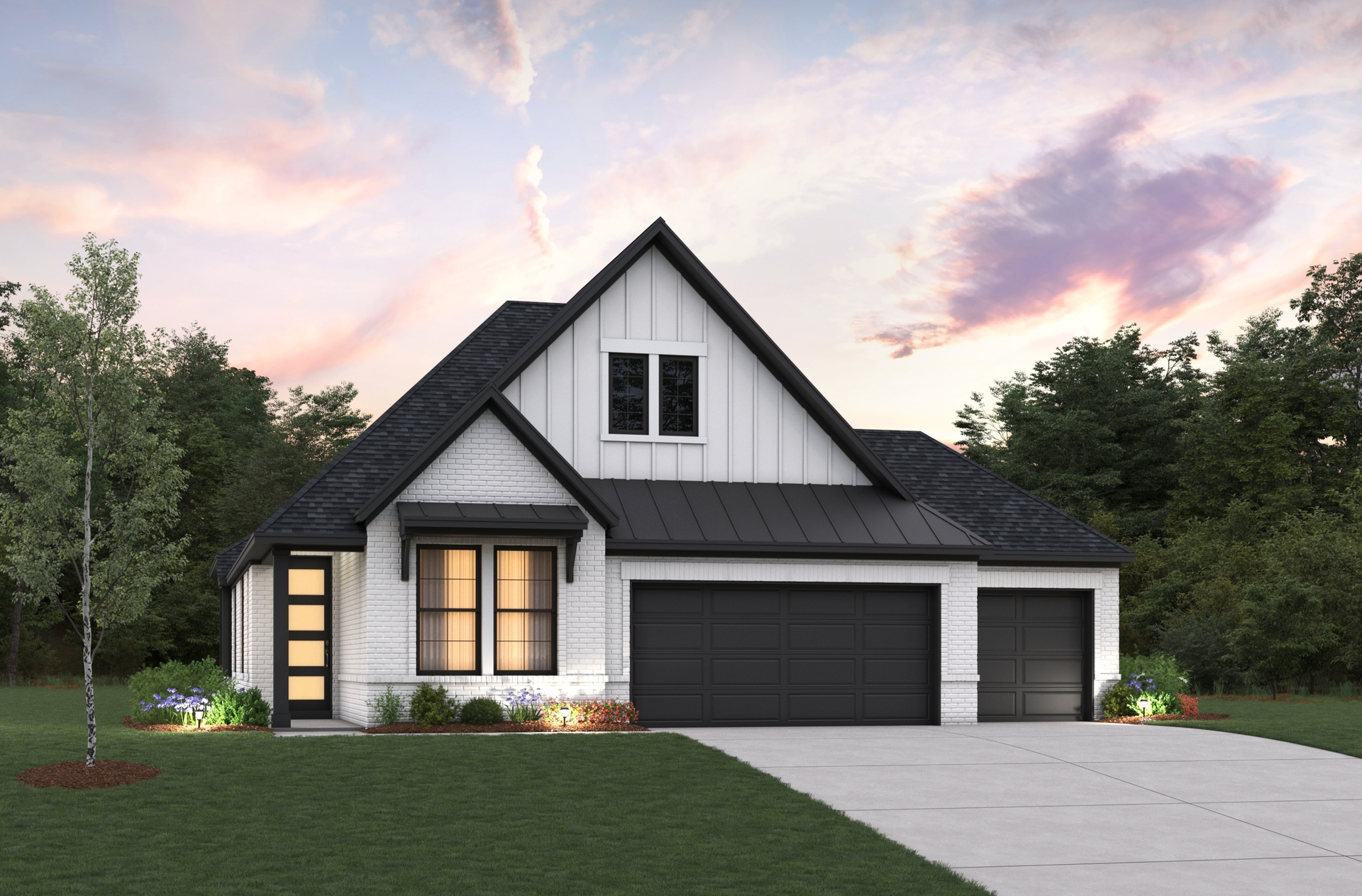 Farmhouse L Elevation