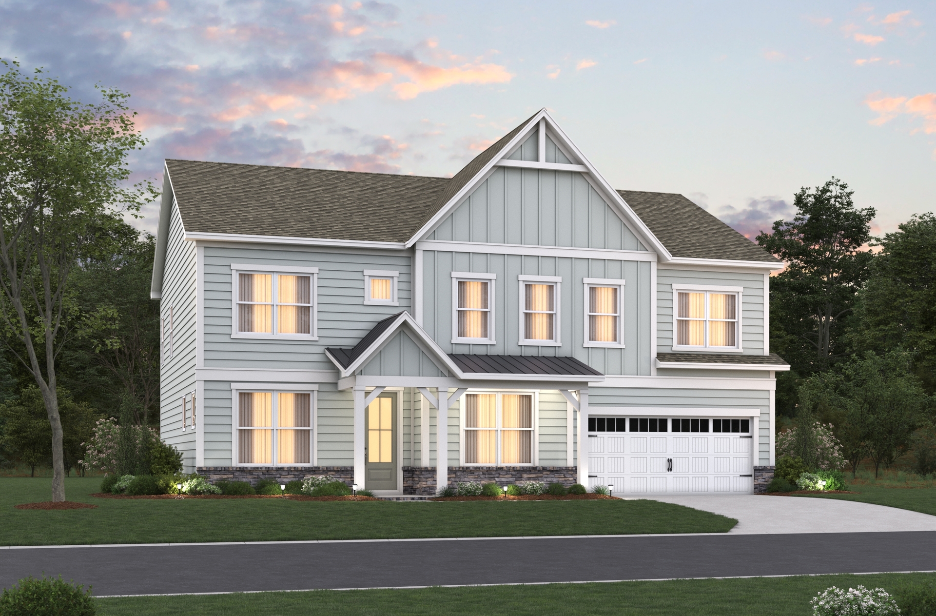 Farmhouse L Elevation