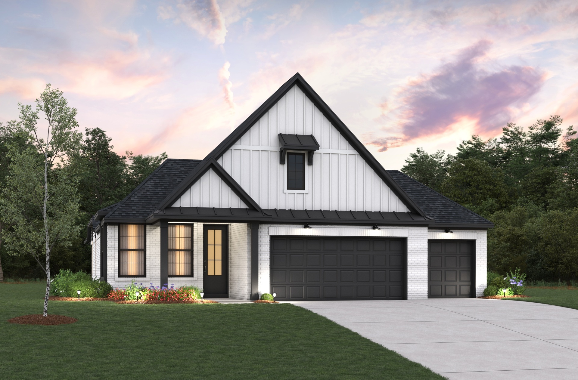 Farmhouse L Elevation