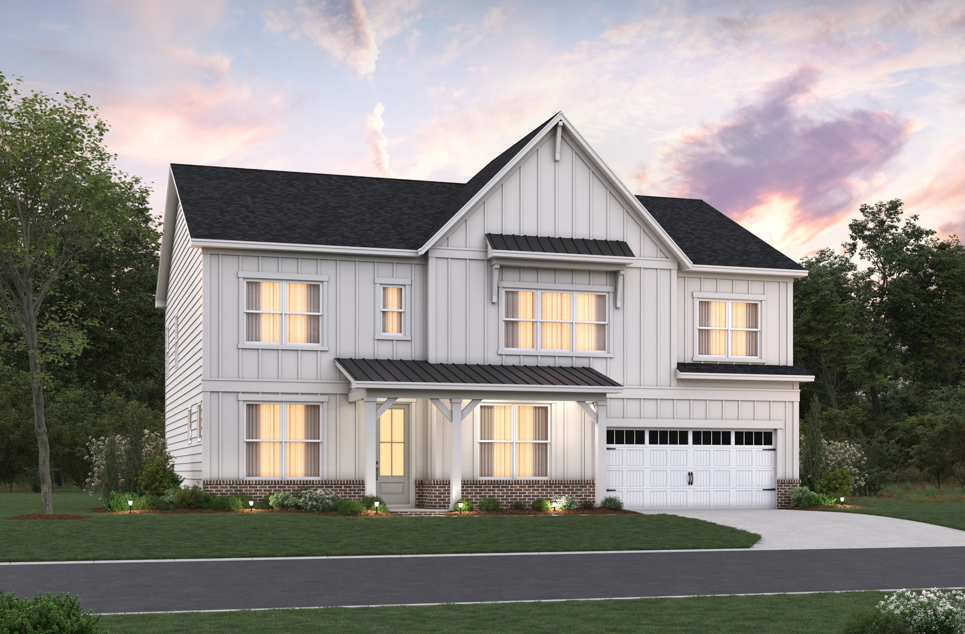 Farmhouse M Elevation