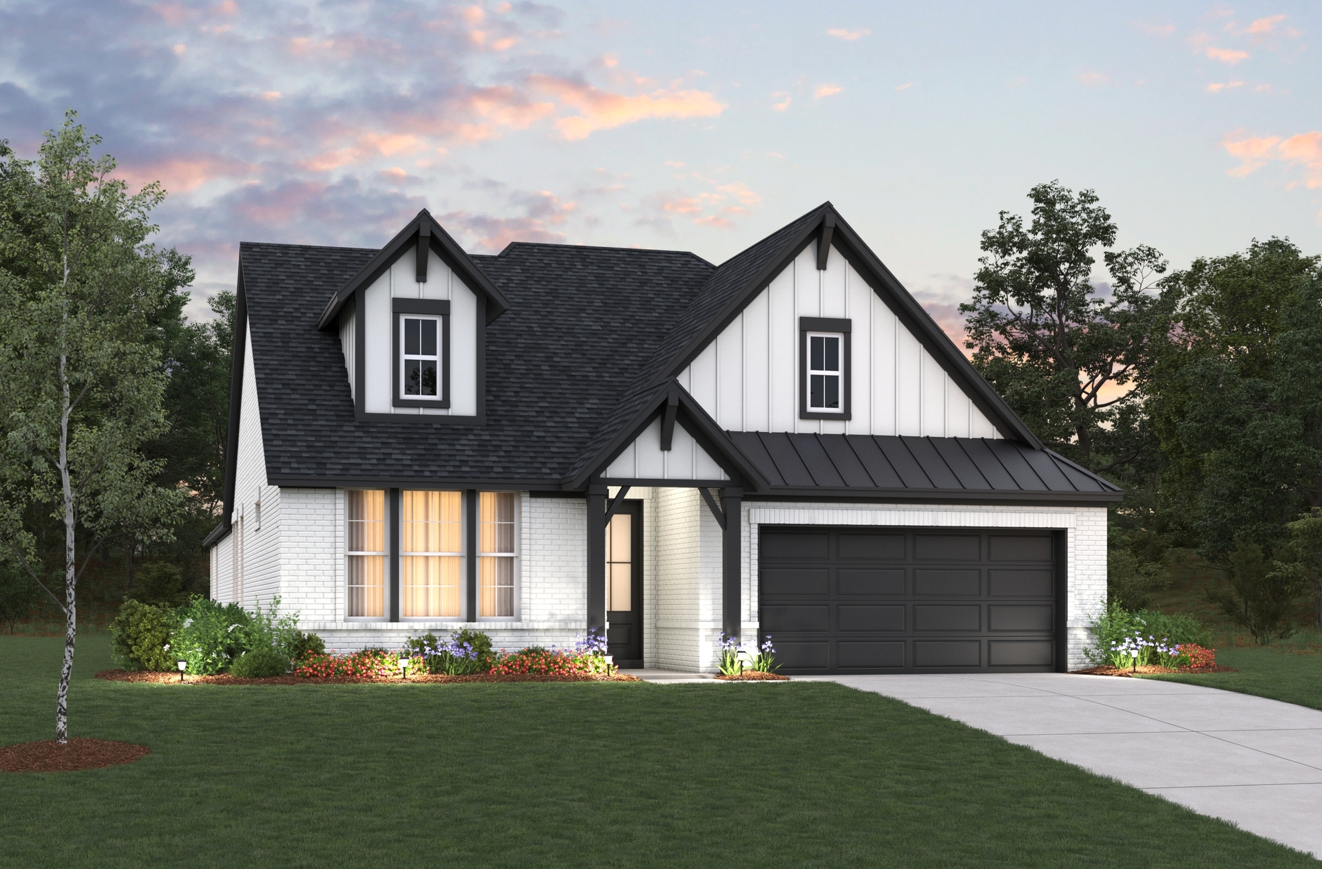 Farmhouse M Elevation