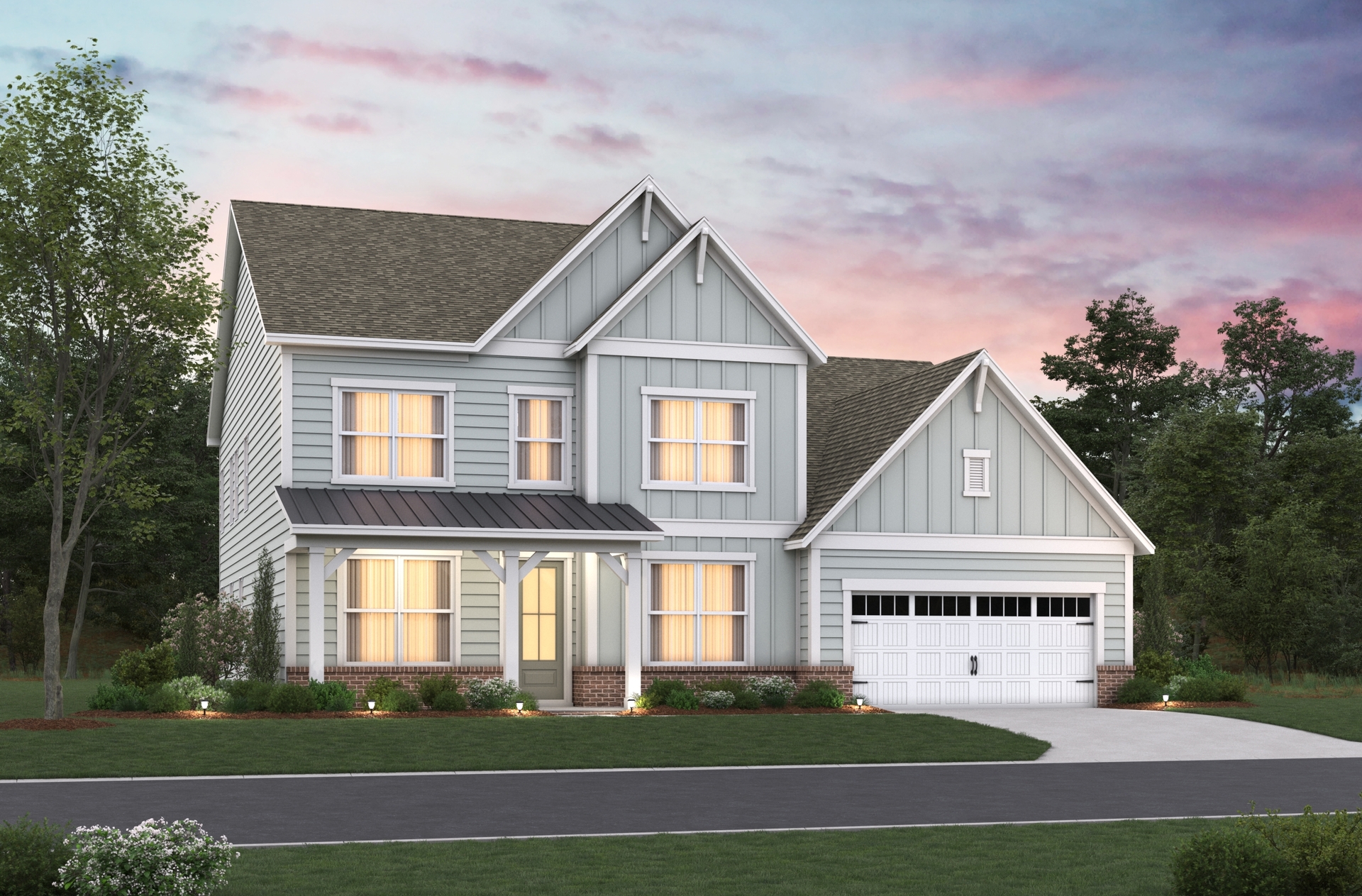 Farmhouse M Elevation