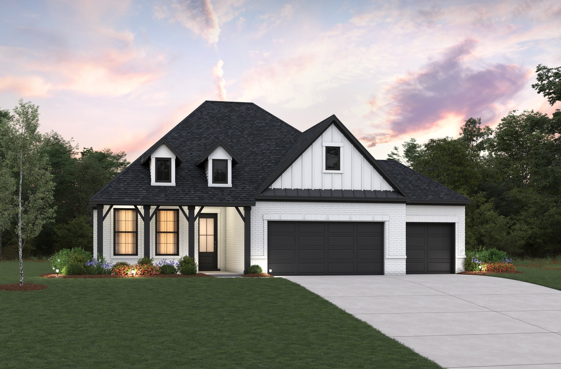 Farmhouse M Elevation