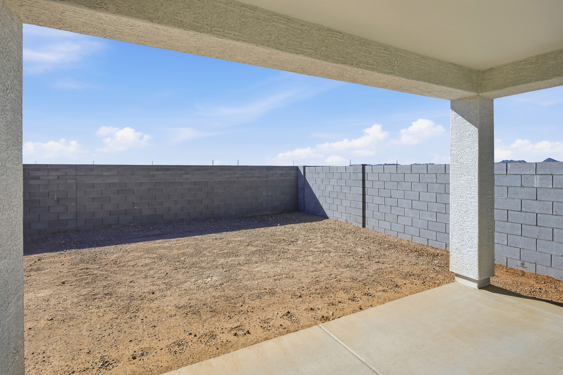 covered patio ready for outdoor relaxation 