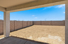 spacious covered patio with recessed lighting, perfect for entertaining