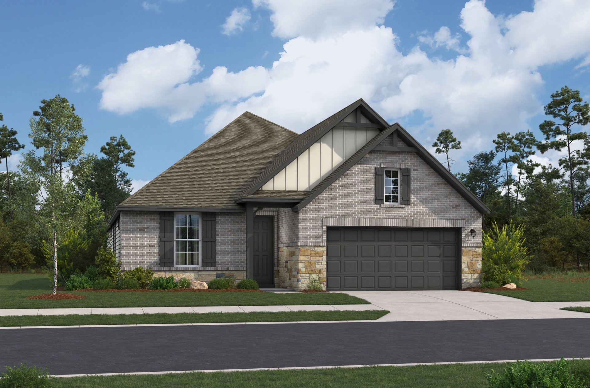 French Country B Elevation