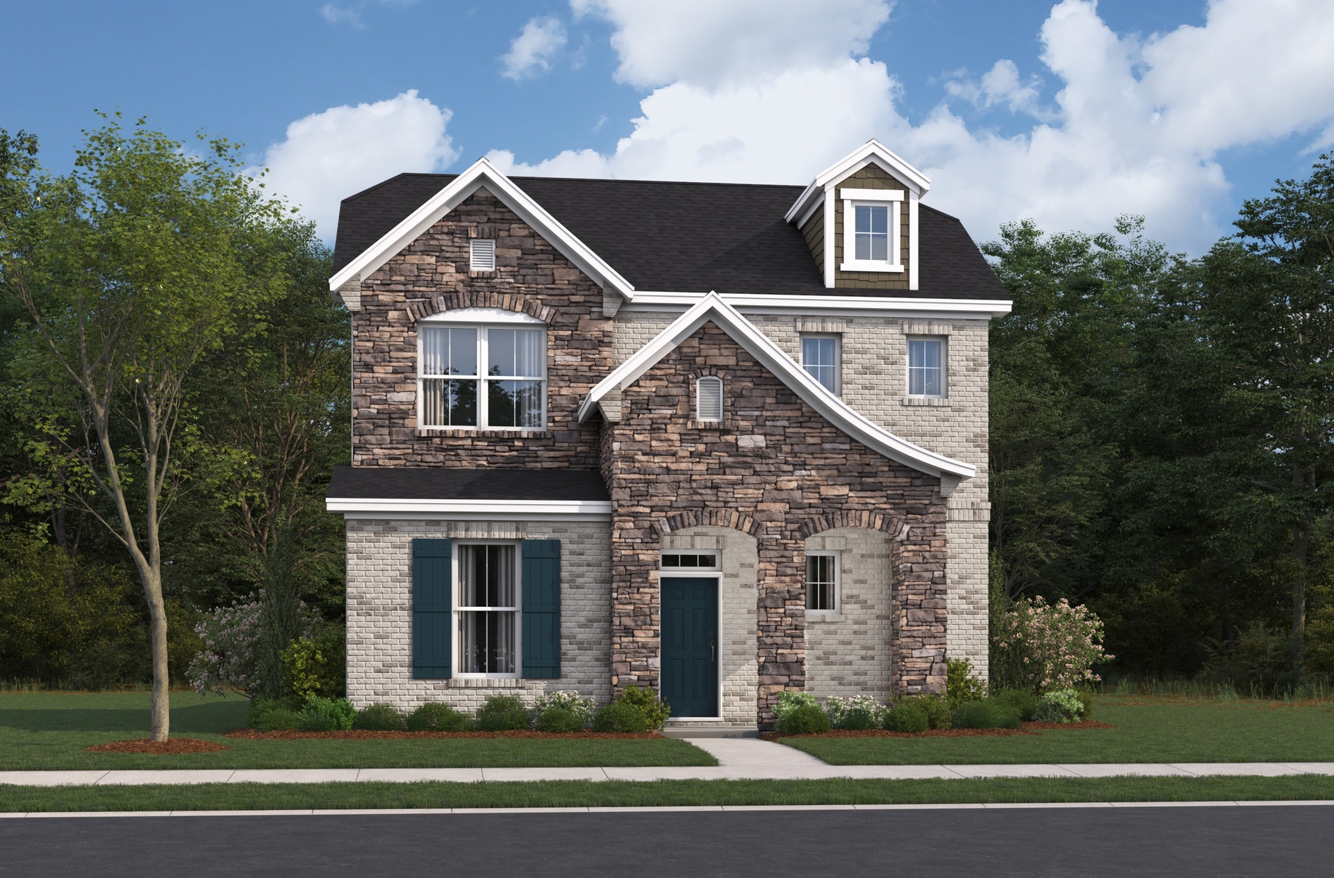 French Country L Elevation