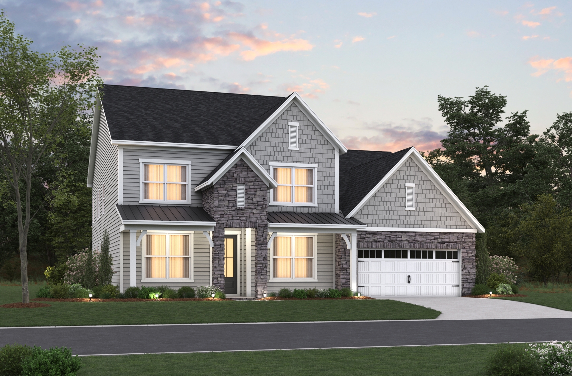 French Country L Elevation