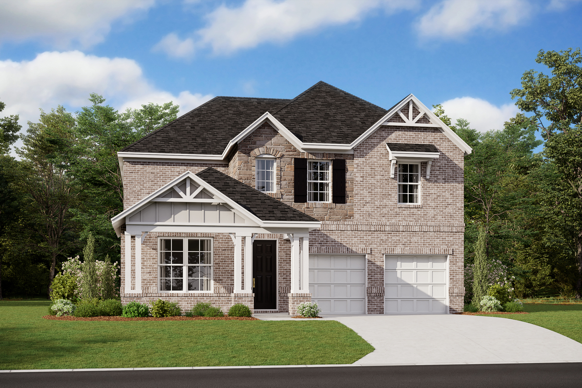 French Country L Elevation