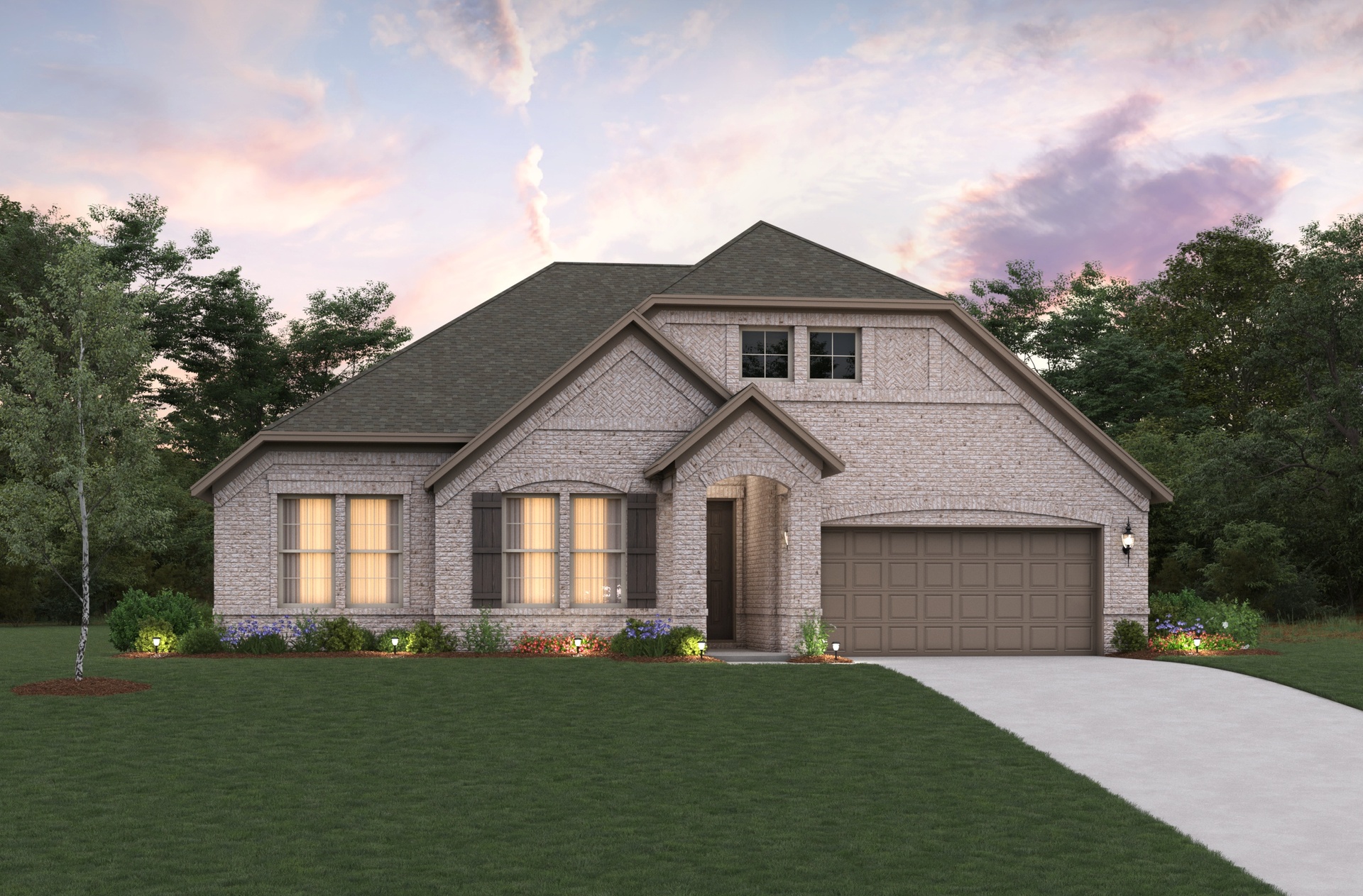 French Country L Elevation