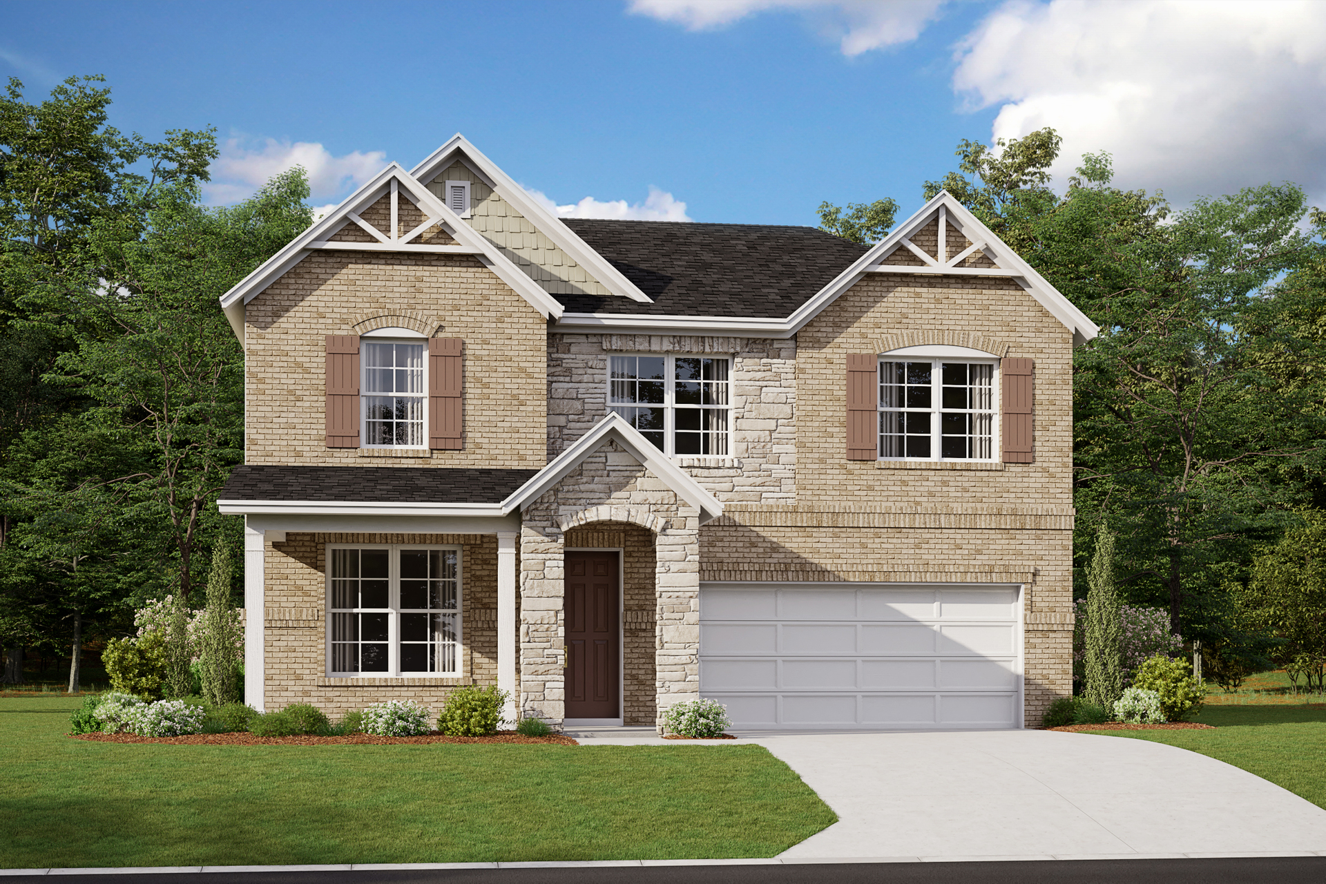 French Country M Elevation