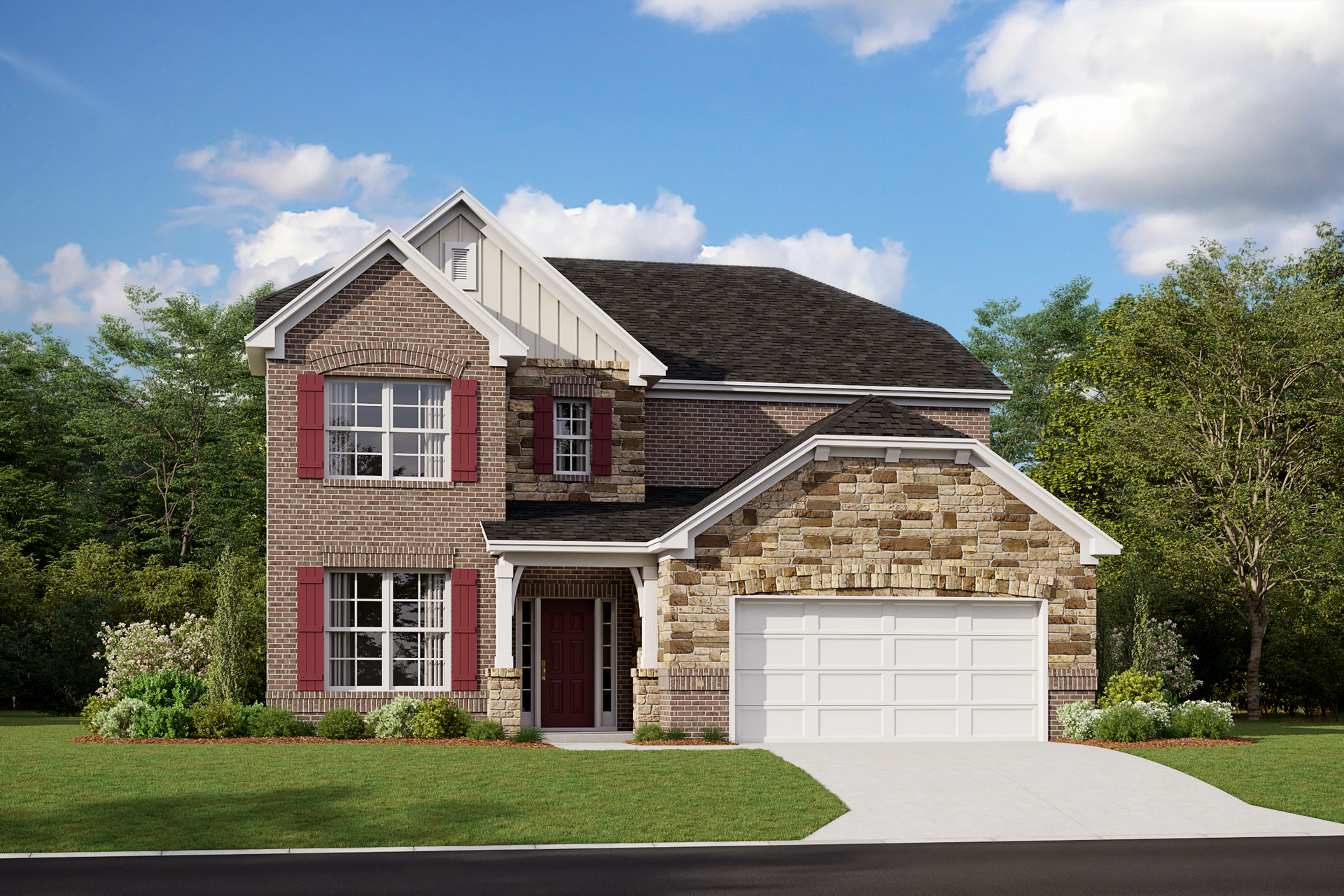 French Country M Elevation