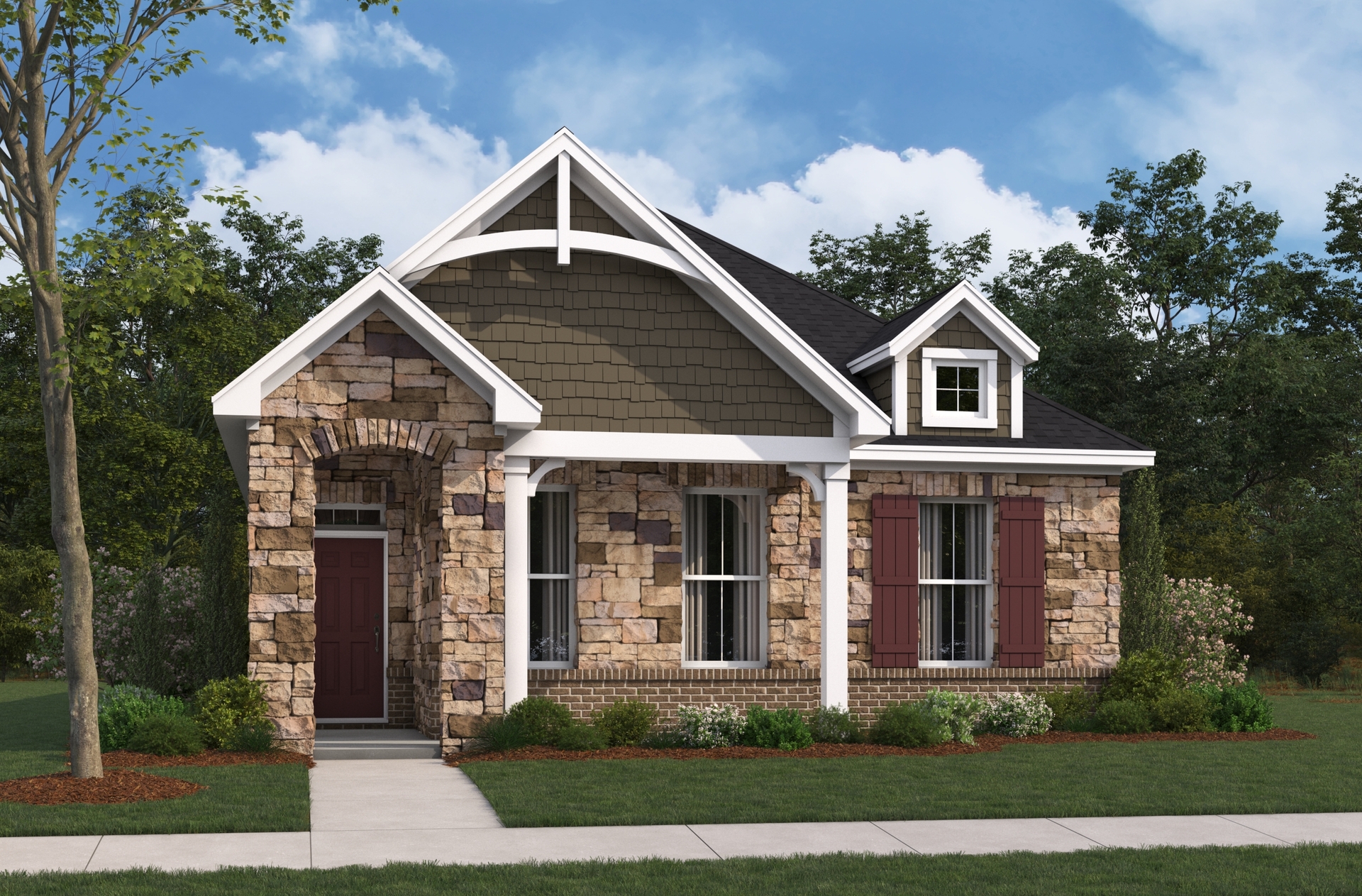 French Country M Elevation