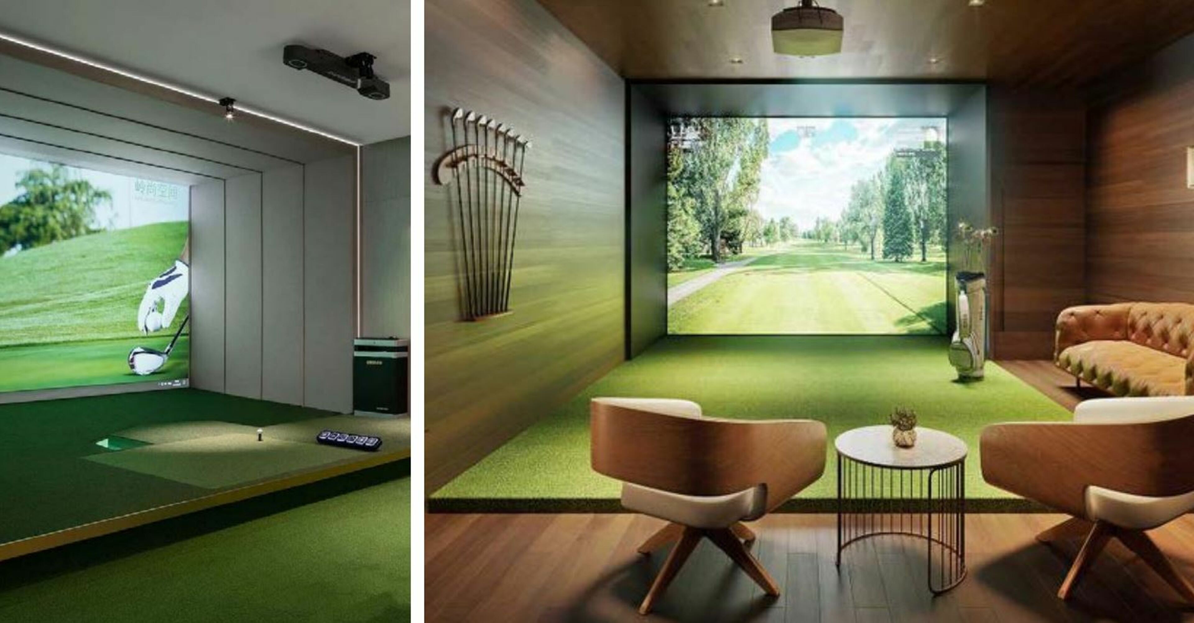 Gatherings® at Aurora Golf Simulator