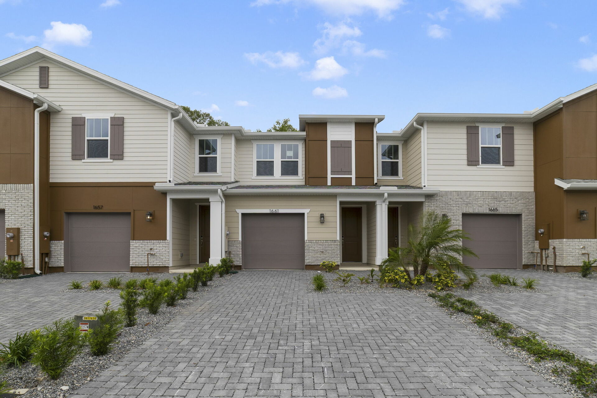 front exterior of home and garage