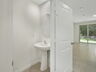 single sink and mirror