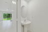 single sink and mirror
