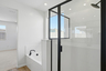 spacious bathroom with soaking tub and walk-in shower