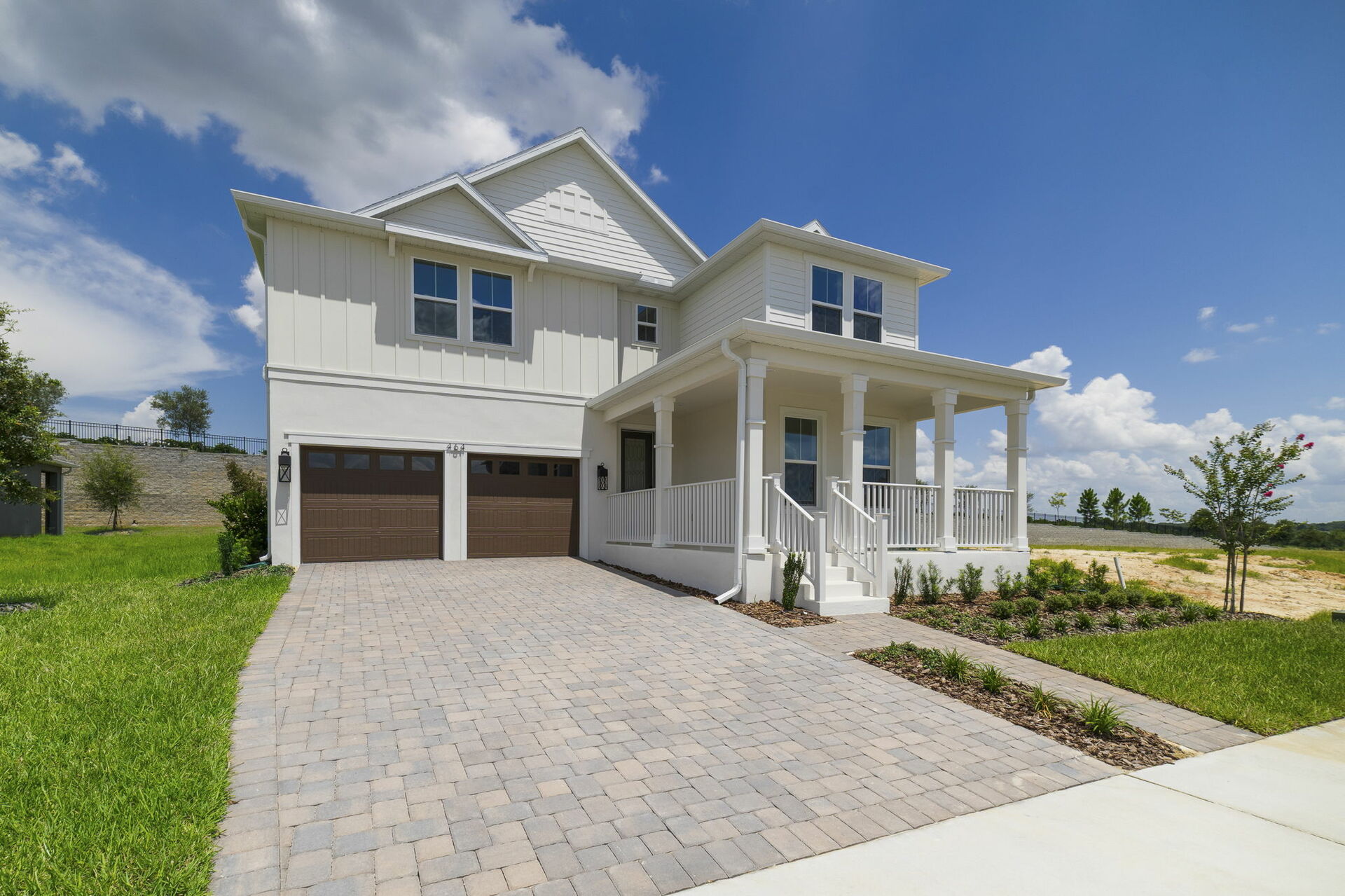 exterior of home with view of the garage