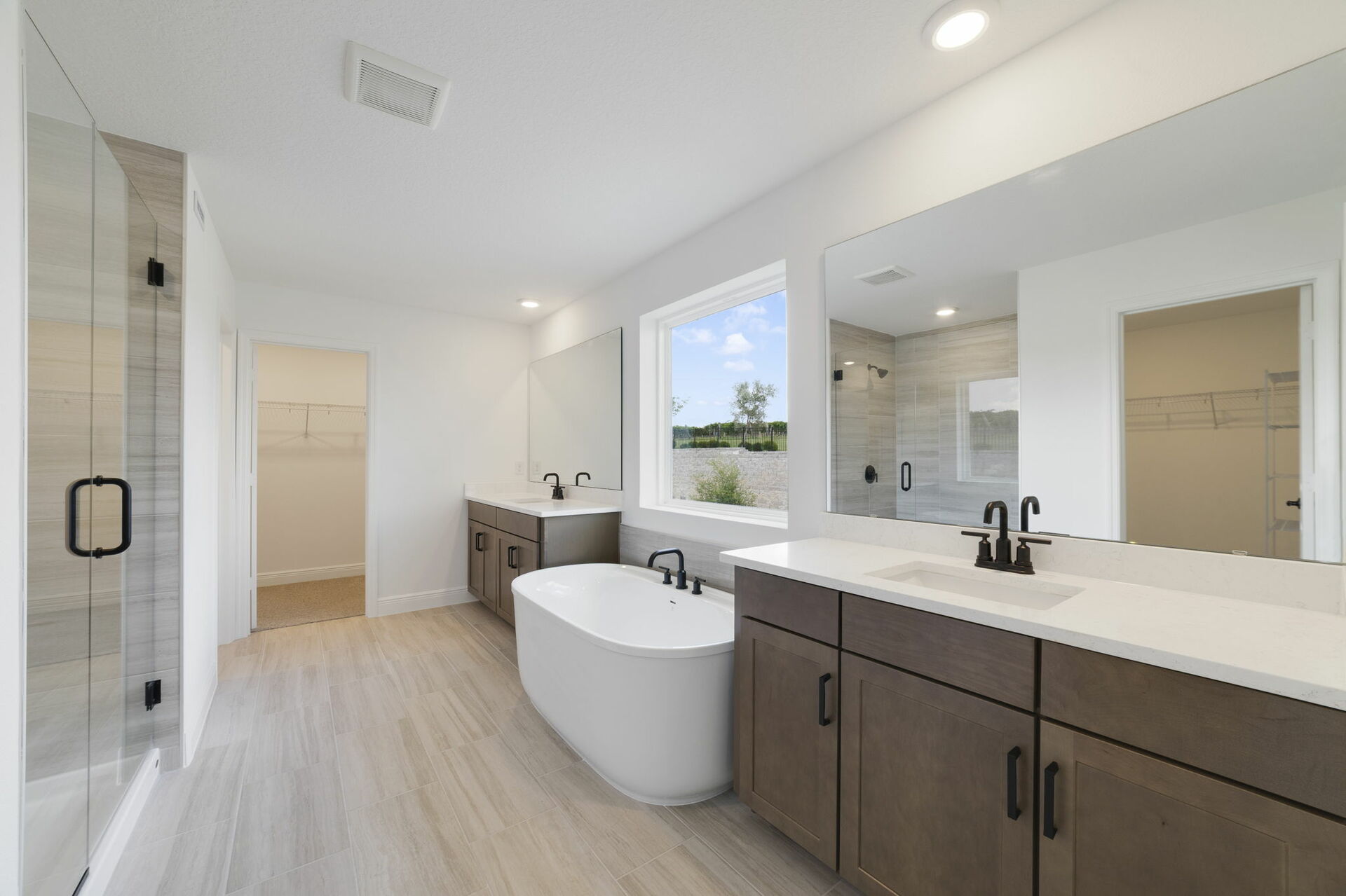 multiple sink vanity shower and tub separately 