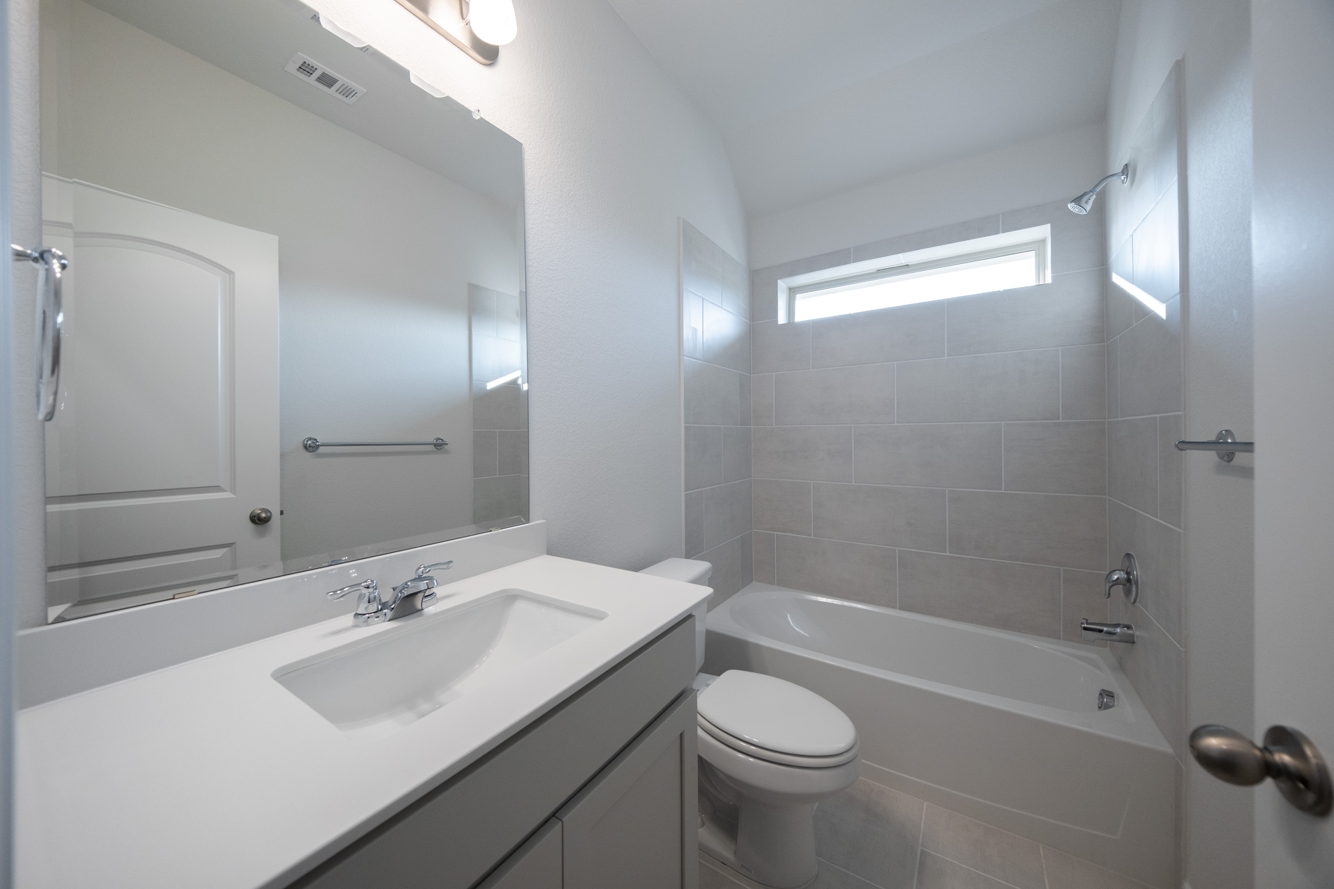 guest bathroom with soaking tub