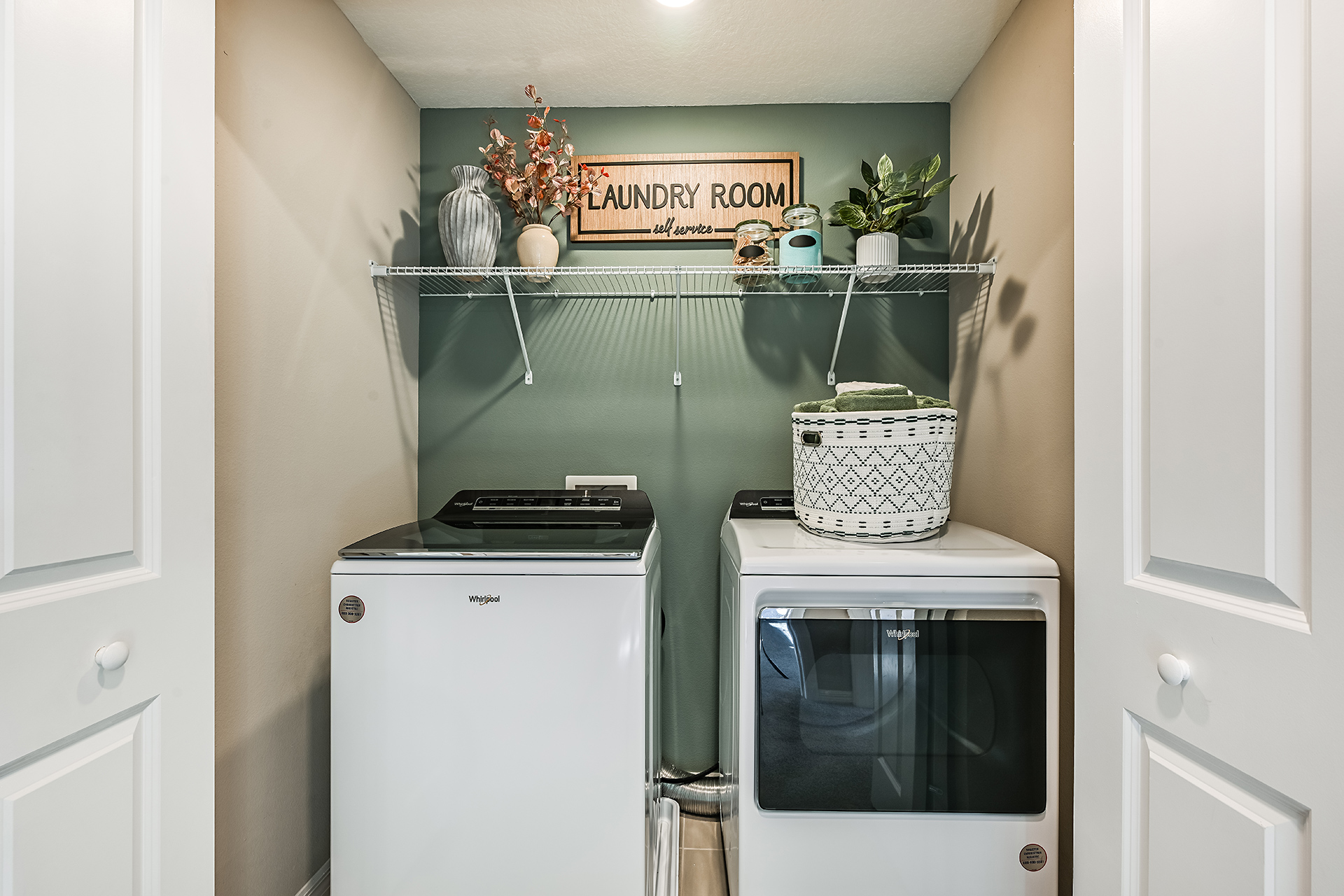 Magnolia Laundry Closet
