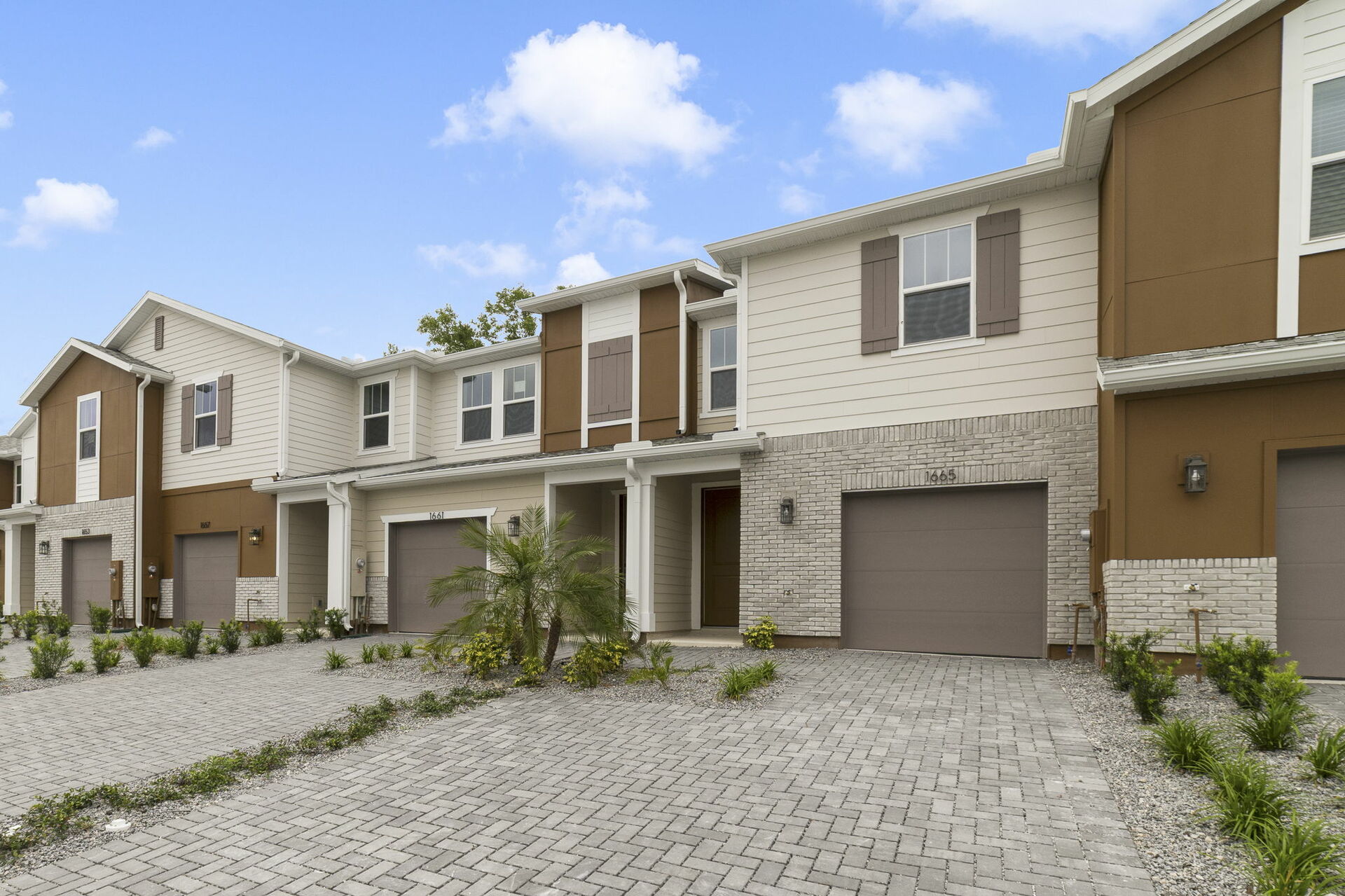 front exterior of the home and garage