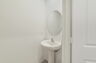 single sink and mirror