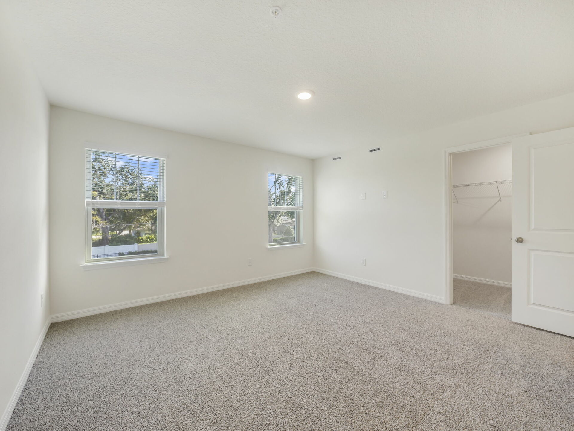 bedroom with carpet throughout