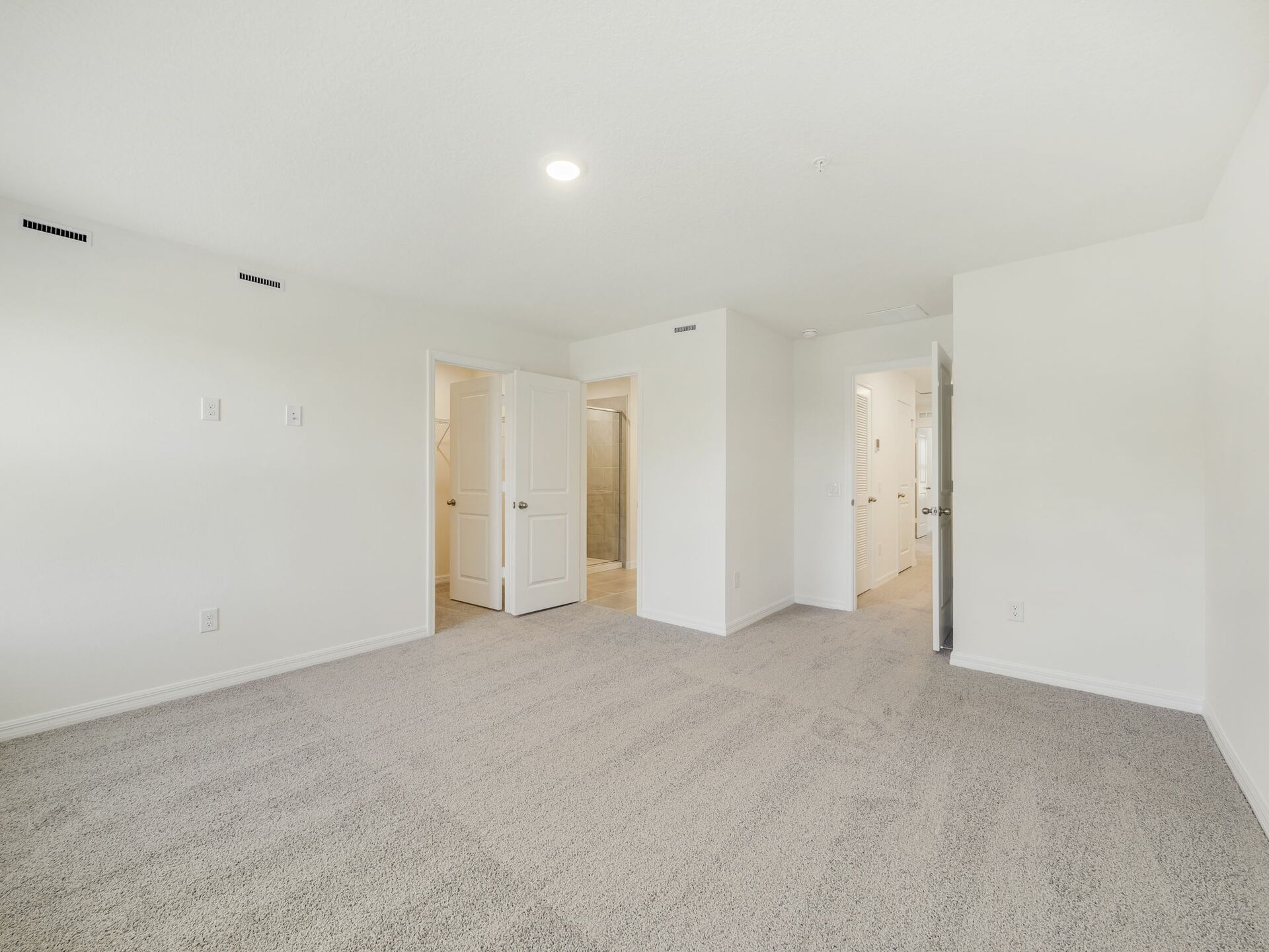 bedroom with carpet throughout