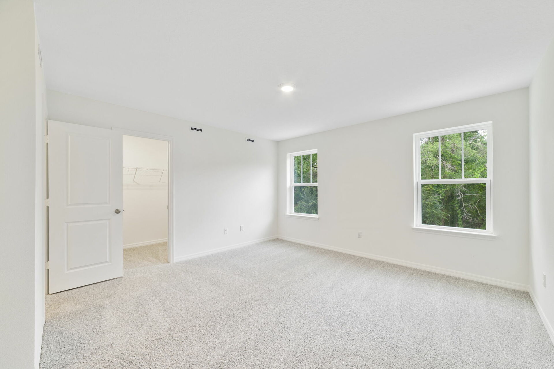 carpet throughout and multiple windows