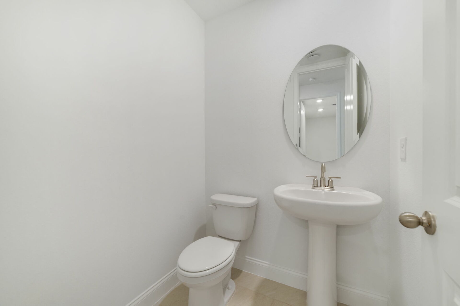 single sink and water closet