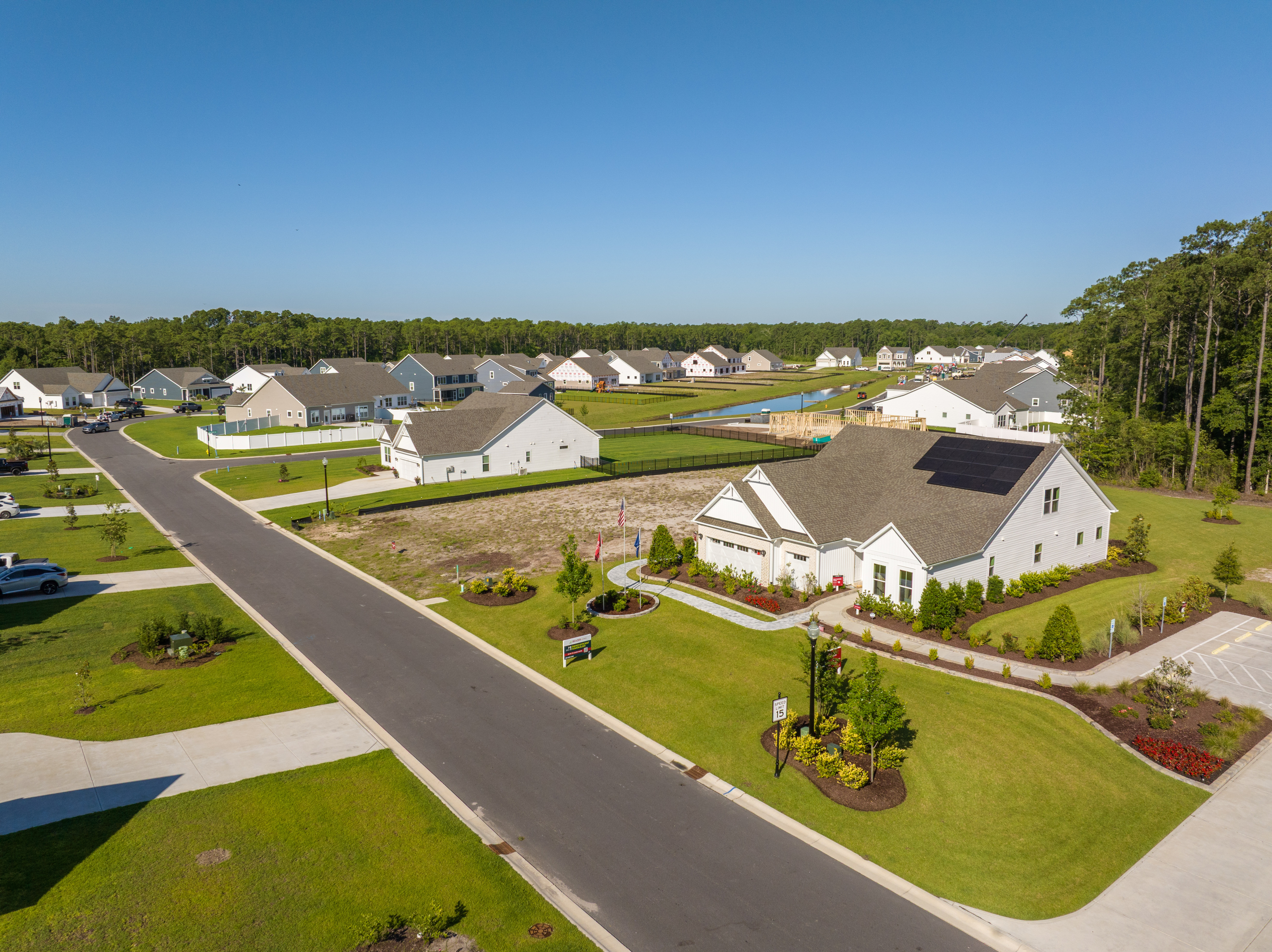 Aerial of Northbrook Entrance